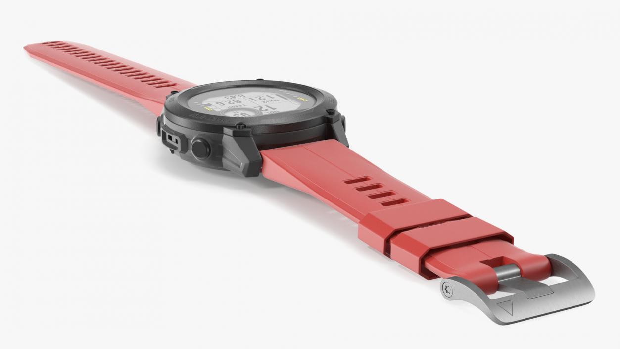 Dive Smartwatch Red Band 3D model