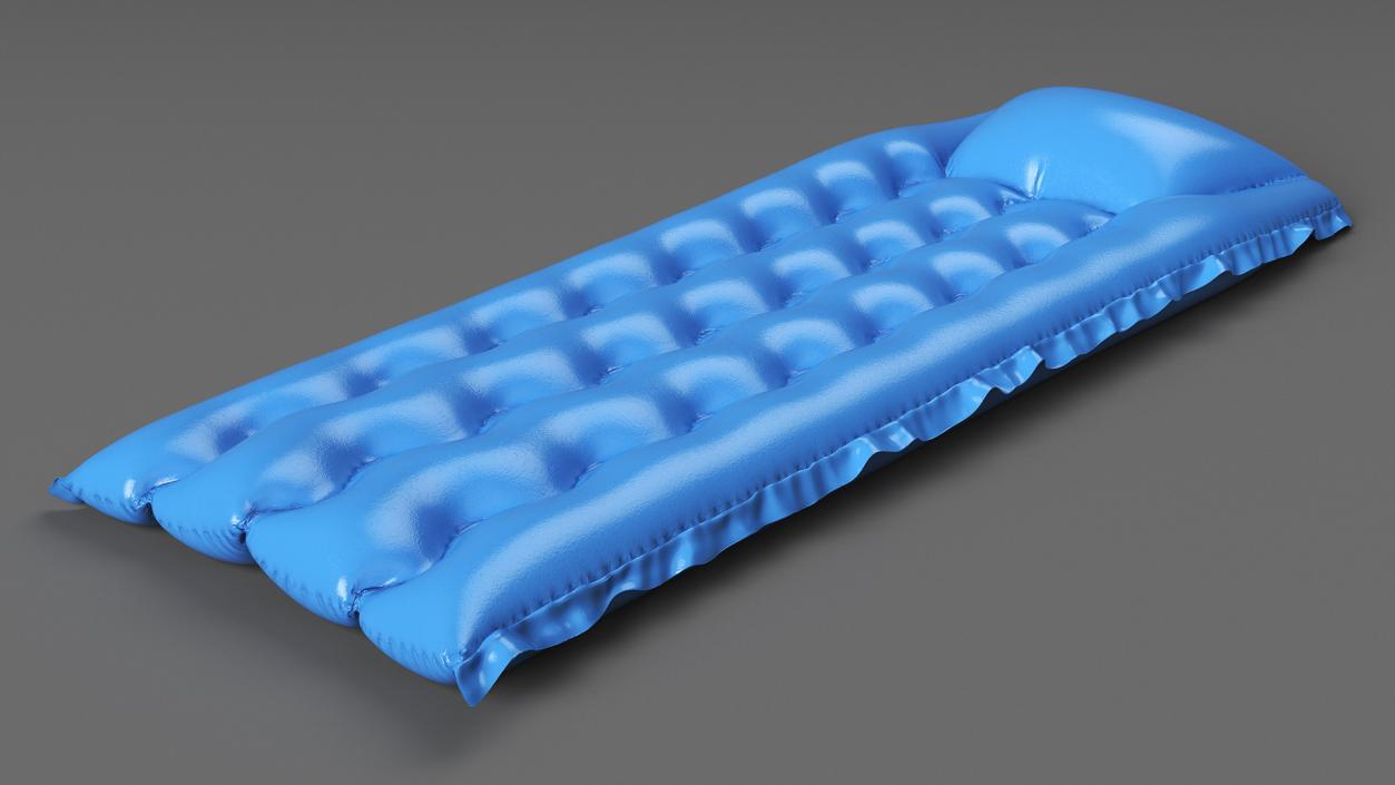 Foldable Beach Air Mattress 3D