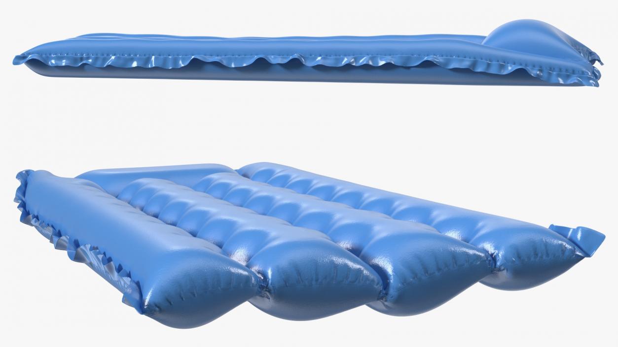 Foldable Beach Air Mattress 3D