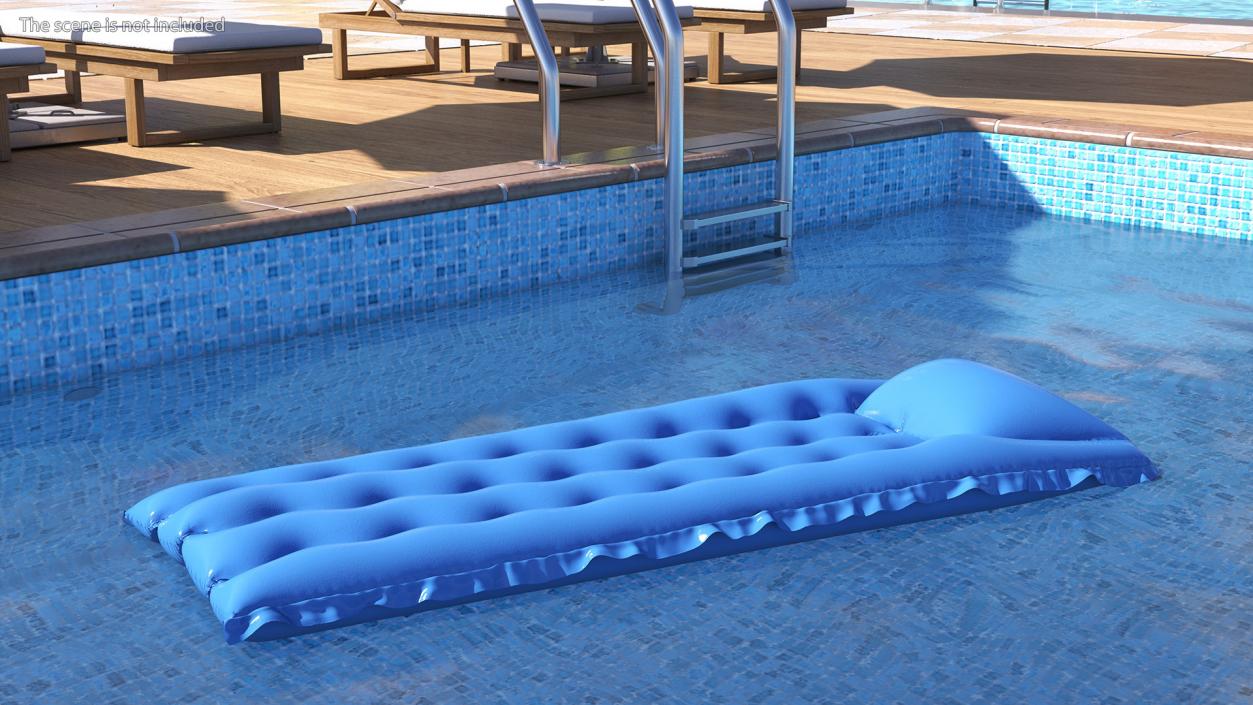 Foldable Beach Air Mattress 3D