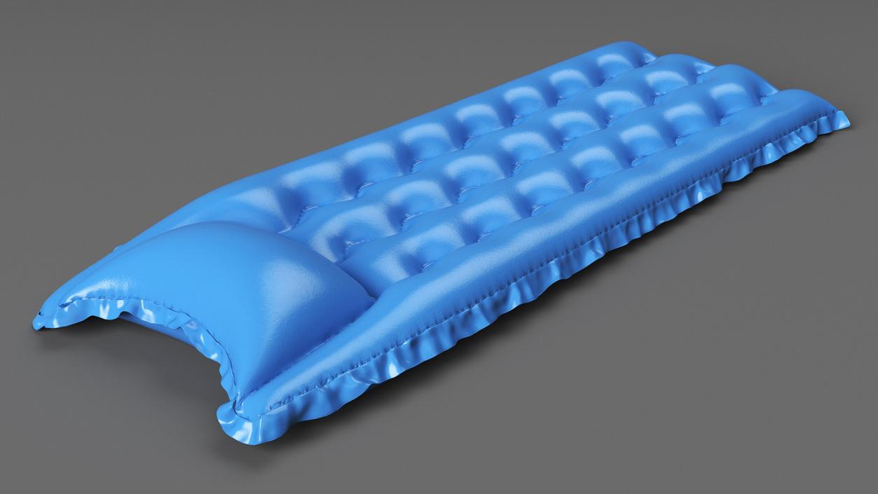 Foldable Beach Air Mattress 3D