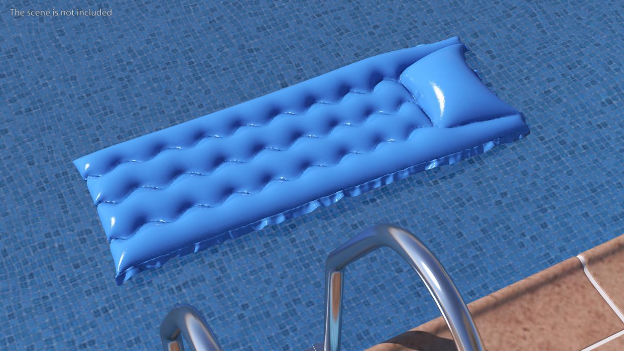 Foldable Beach Air Mattress 3D