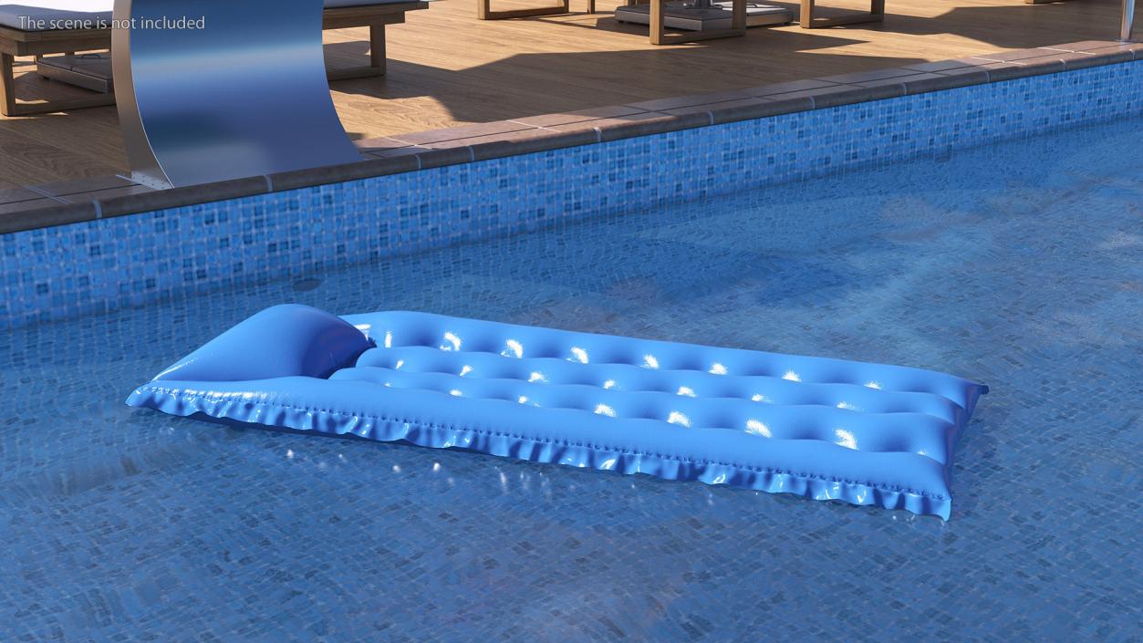 Foldable Beach Air Mattress 3D