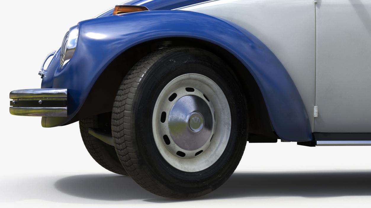 3D model Iconic Volkswagen Beetle Rigged for Maya