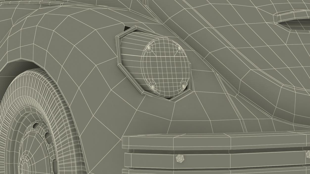 3D model Iconic Volkswagen Beetle Rigged for Maya