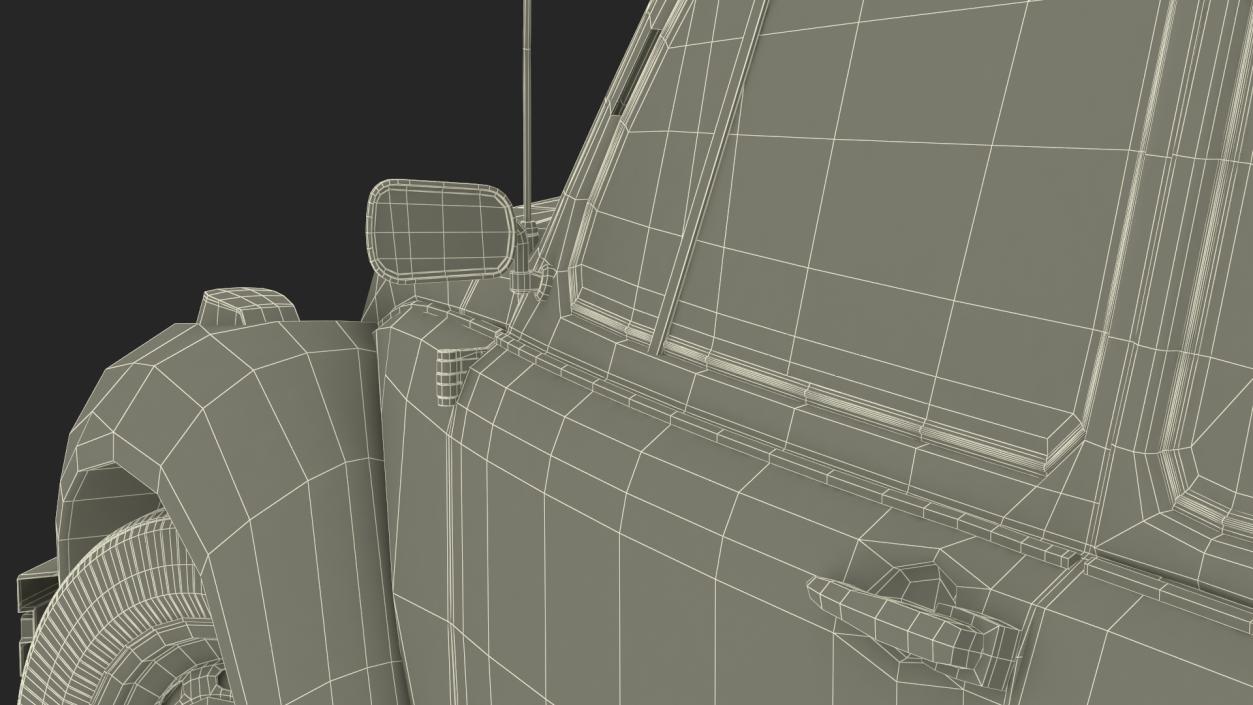 3D model Iconic Volkswagen Beetle Rigged for Maya