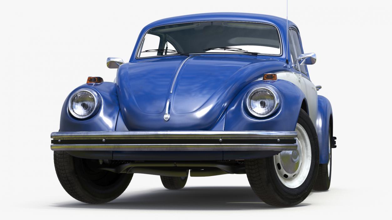 3D model Iconic Volkswagen Beetle Rigged for Maya