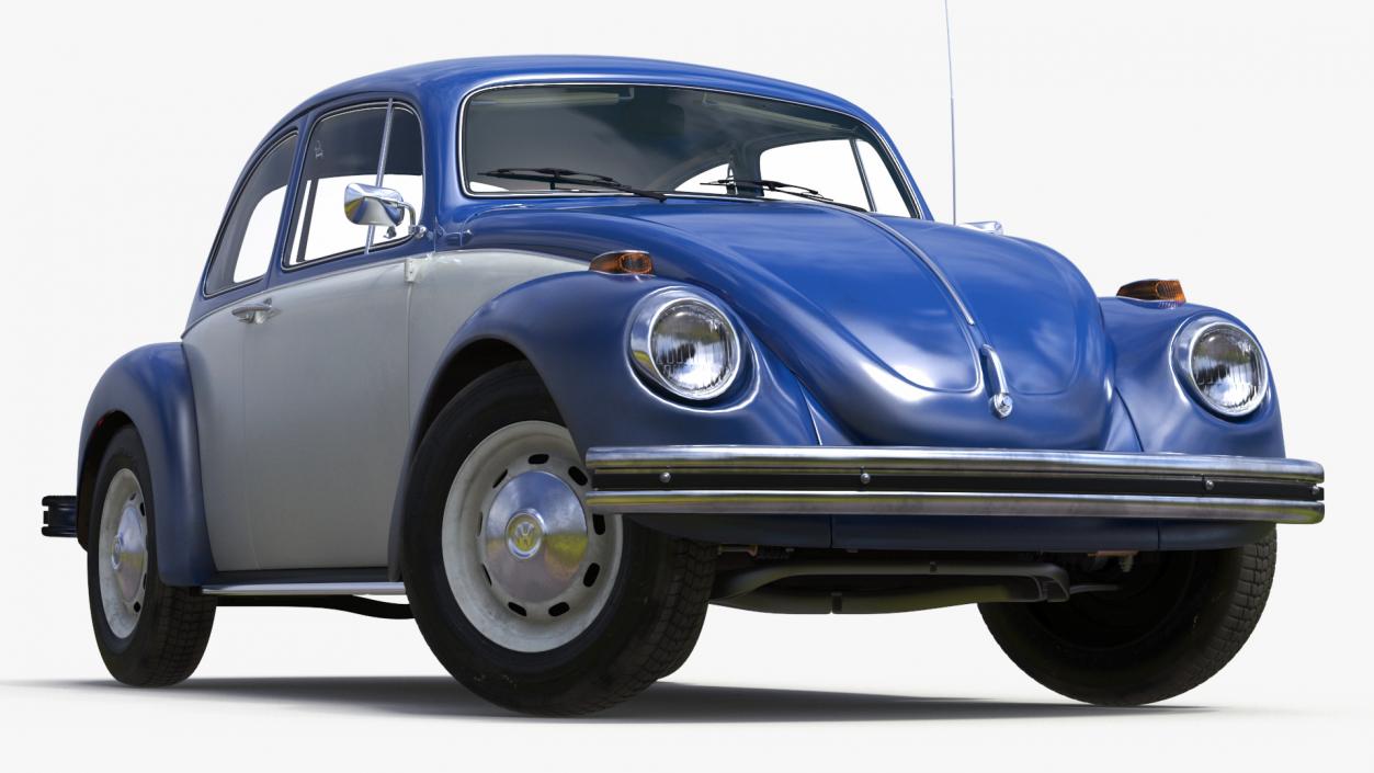 3D model Iconic Volkswagen Beetle Rigged for Maya