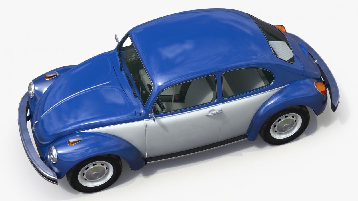 3D model Iconic Volkswagen Beetle Rigged for Maya