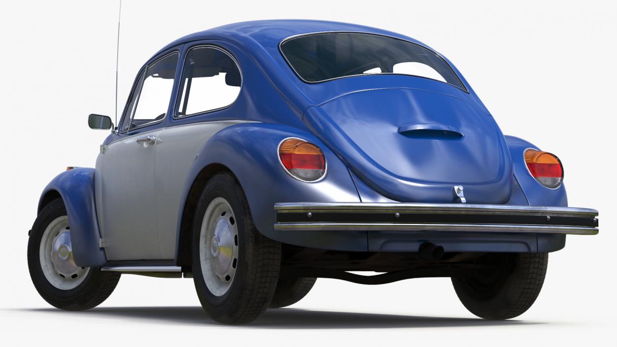 3D model Iconic Volkswagen Beetle Rigged for Maya