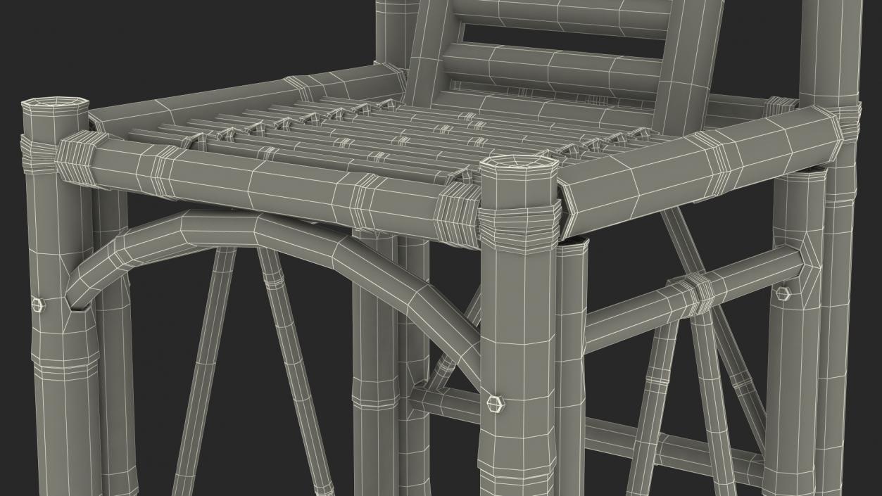 3D Square Bar Stool