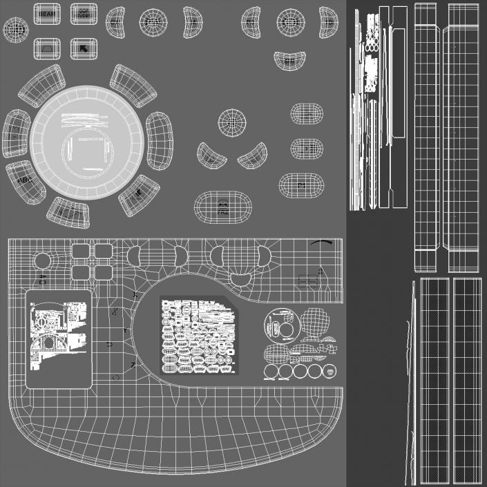 3D Toshiba Aplio i800 Ultrasound System Rigged model