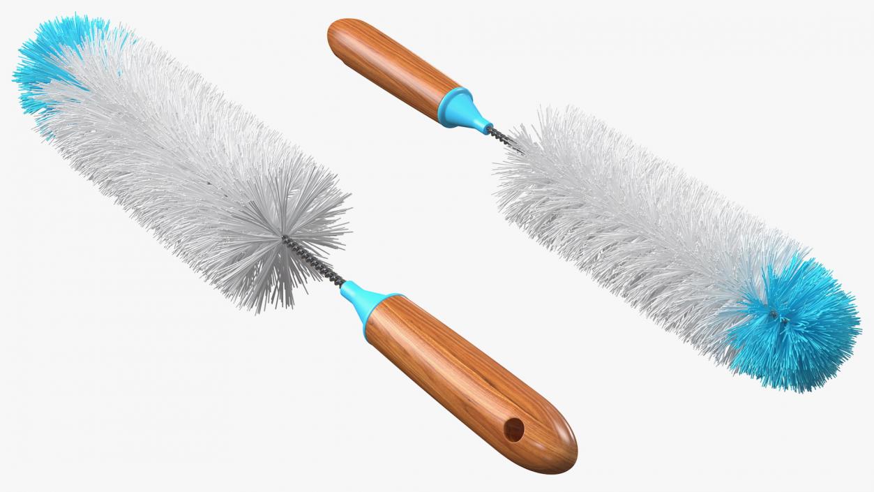 Bottle Brush Cleaner Set 3D model