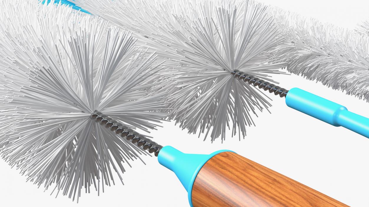 Bottle Brush Cleaner Set 3D model