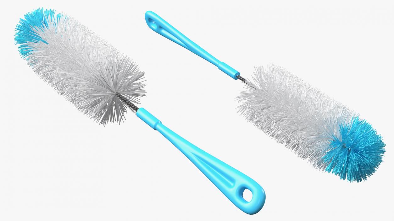 Bottle Brush Cleaner Set 3D model