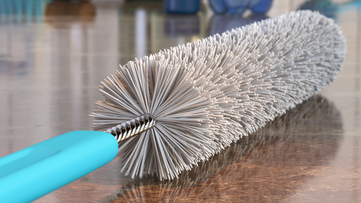 Bottle Brush Cleaner Set 3D model