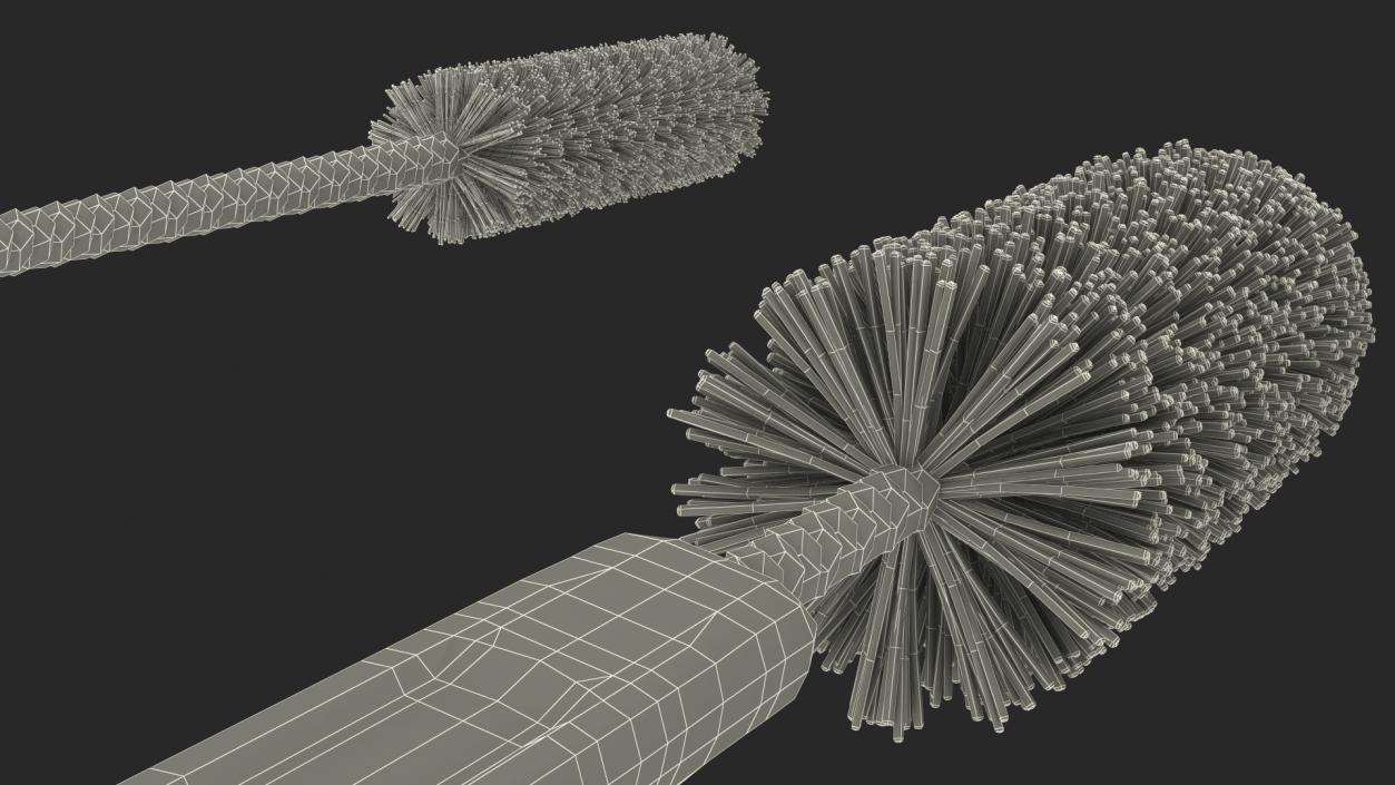 Bottle Brush Cleaner Set 3D model