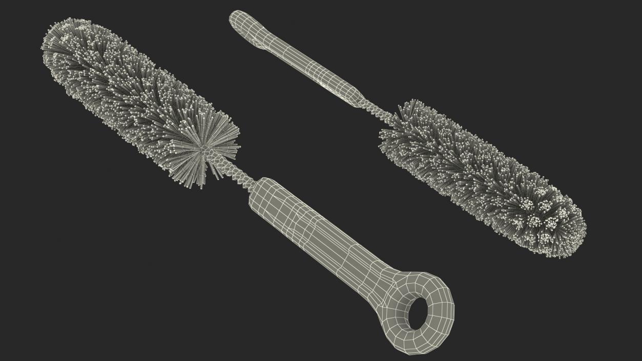 Bottle Brush Cleaner Set 3D model