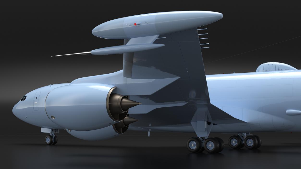 Army Airplane Blue Rigged for Maya 3D model