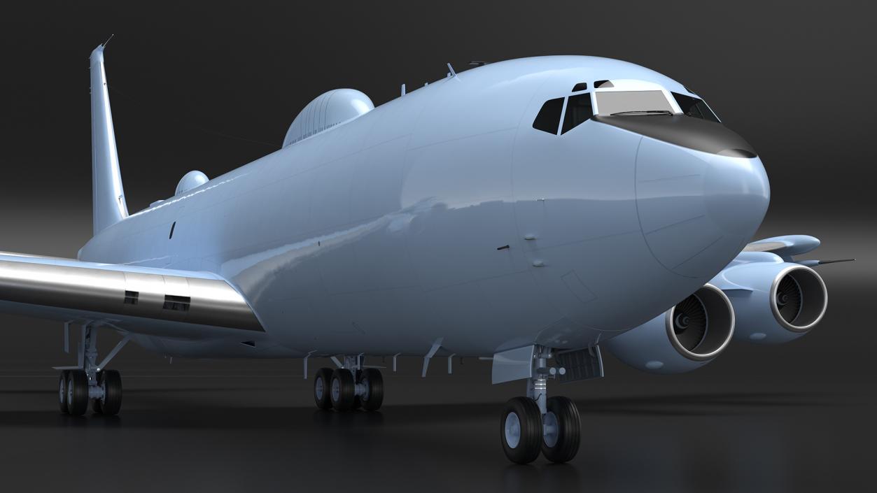 Army Airplane Blue Rigged for Maya 3D model