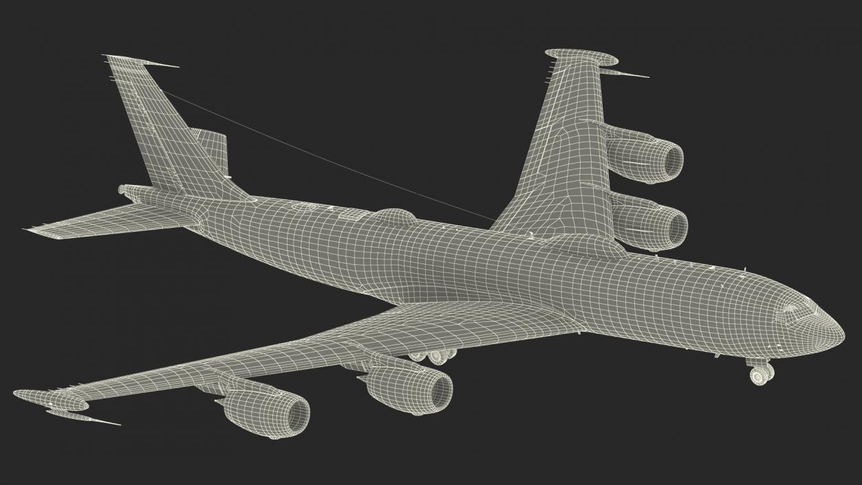 Army Airplane Blue Rigged for Maya 3D model