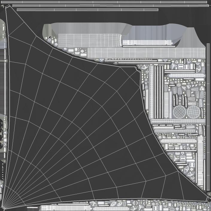 3D Tensile Structure Tents model