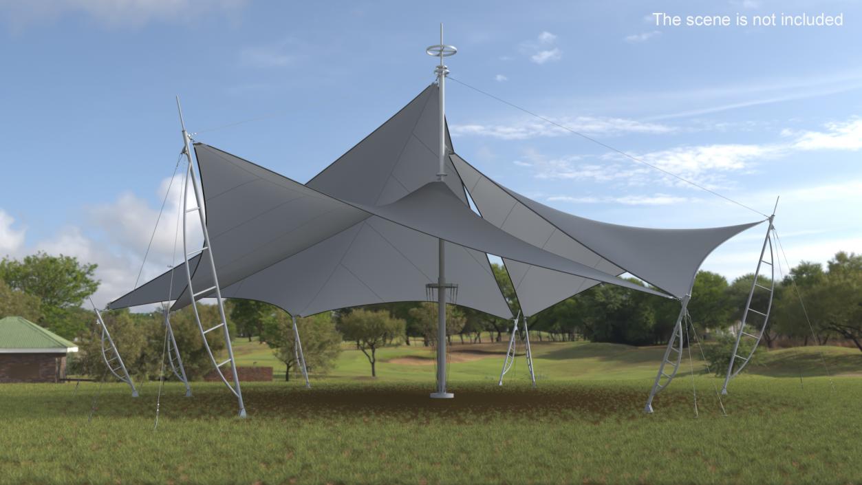 3D Tensile Structure Tents model