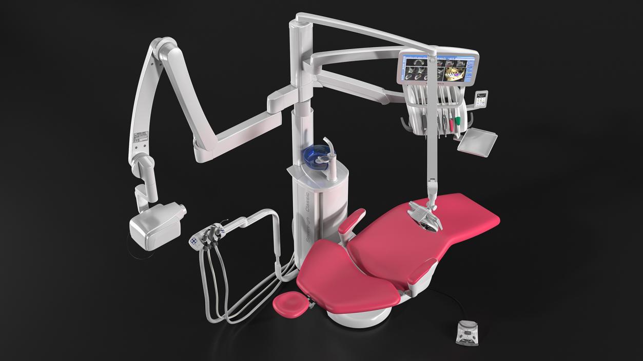 3D model Planmeca Sovereign Classic Dental Unit Rigged