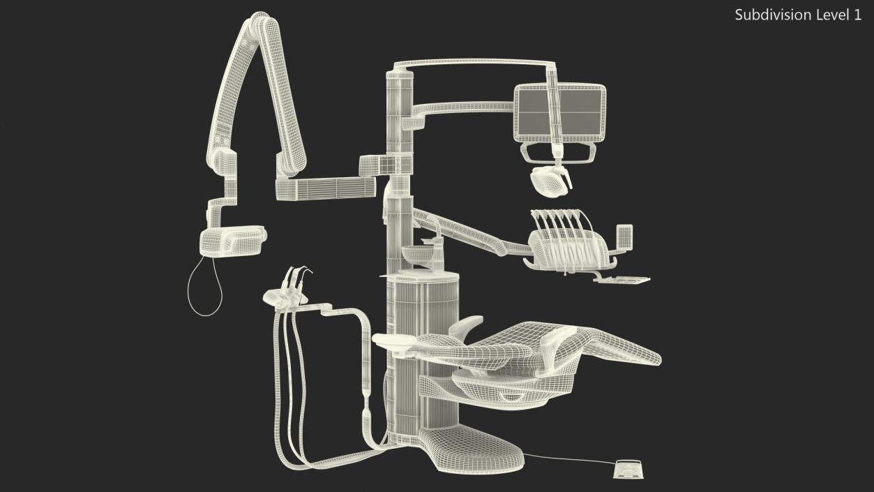 3D model Planmeca Sovereign Classic Dental Unit Rigged