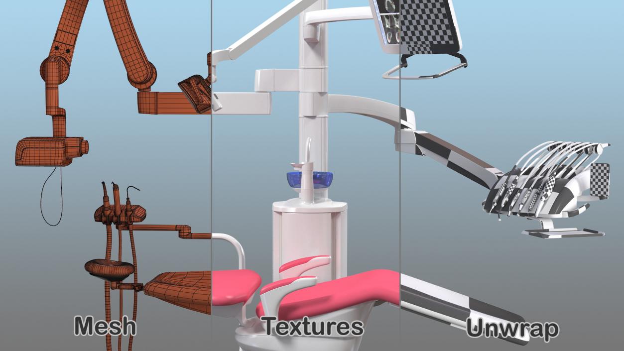 3D model Planmeca Sovereign Classic Dental Unit Rigged