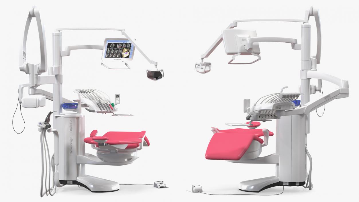 3D model Planmeca Sovereign Classic Dental Unit Rigged