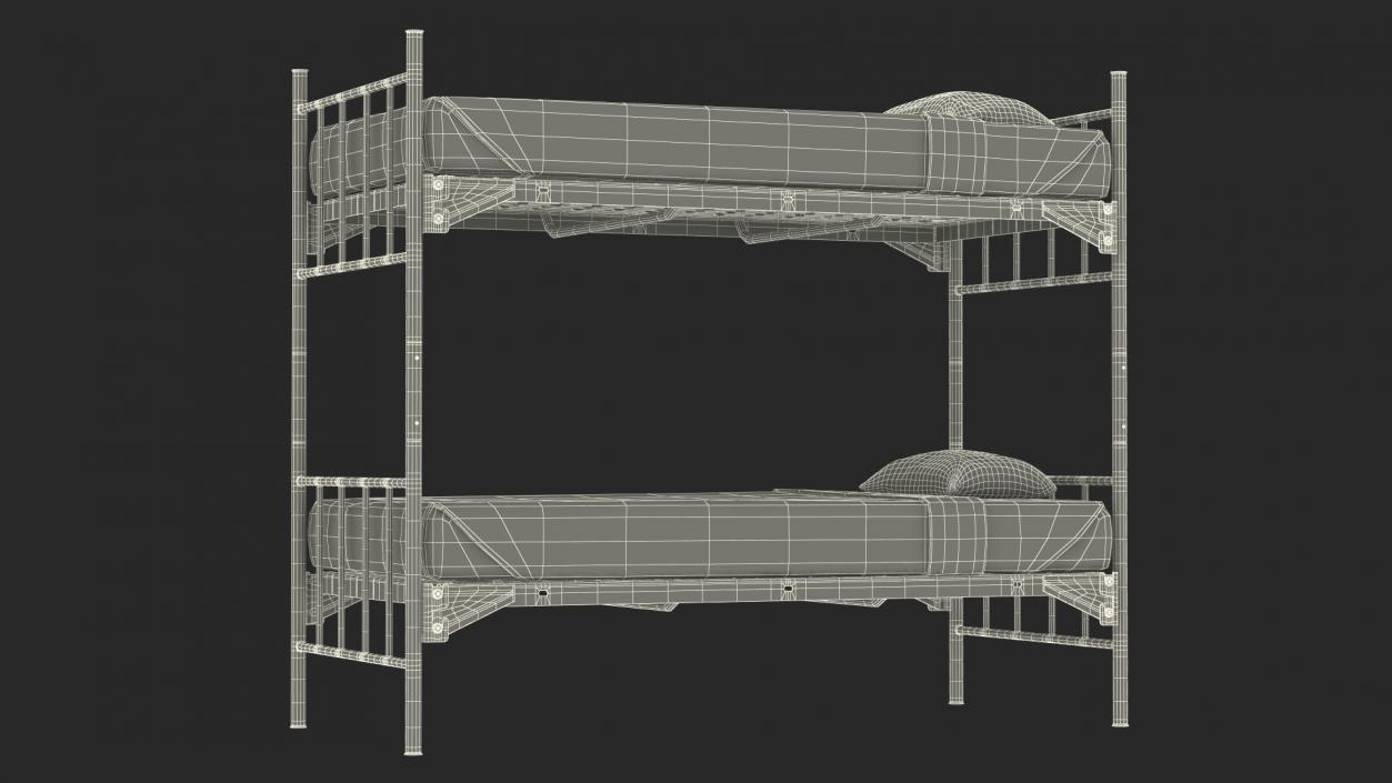 Army Bunk Bed New 3D