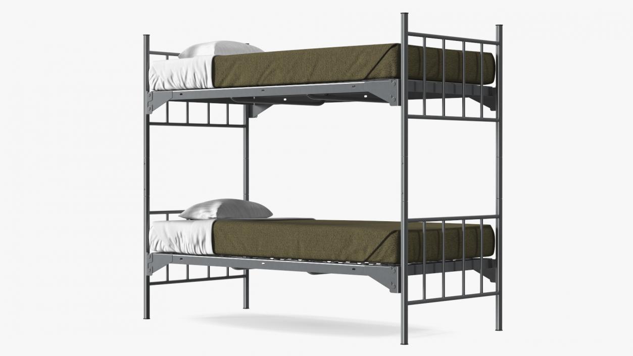 Army Bunk Bed New 3D