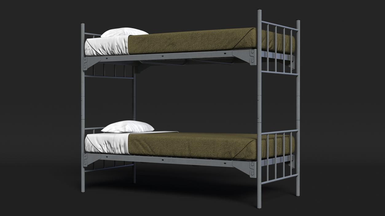 Army Bunk Bed New 3D