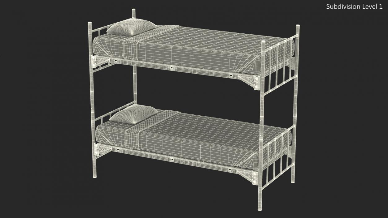 Army Bunk Bed New 3D