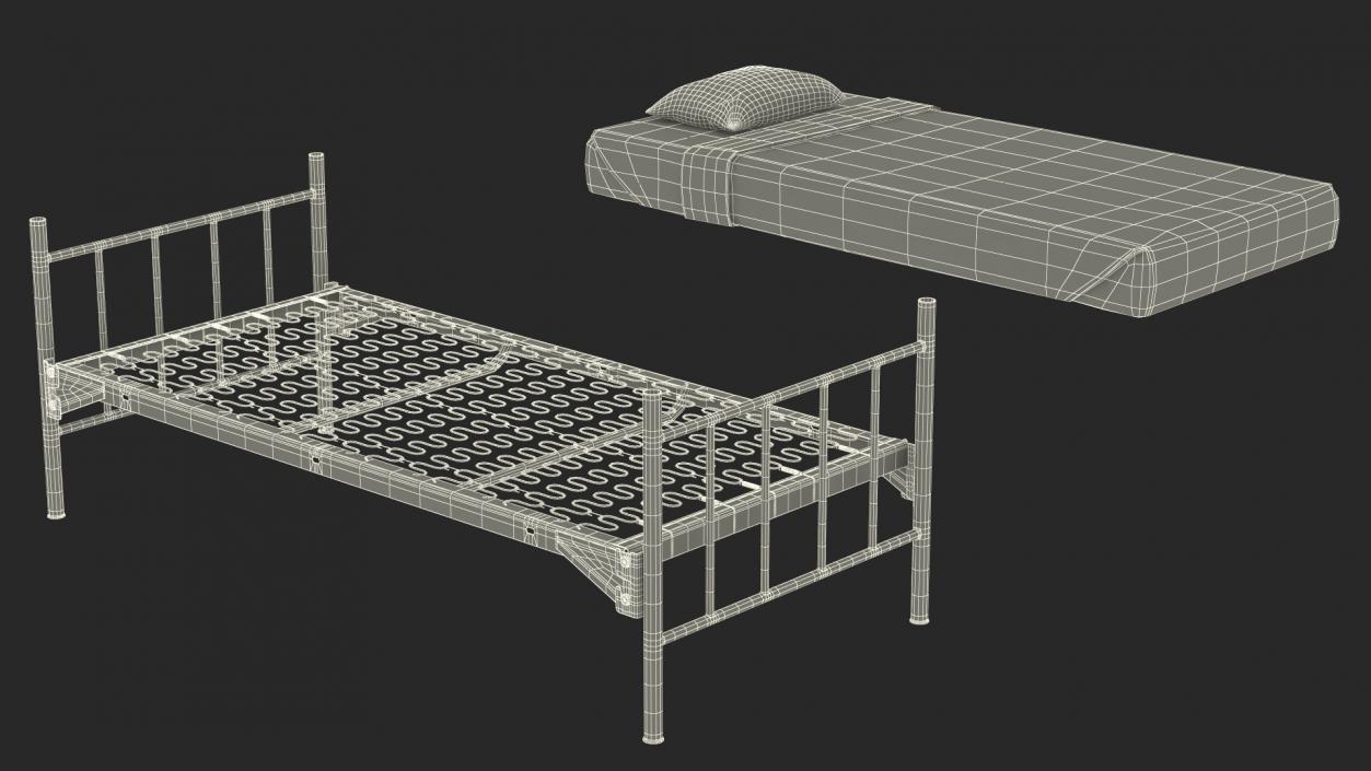 Army Bunk Bed New 3D