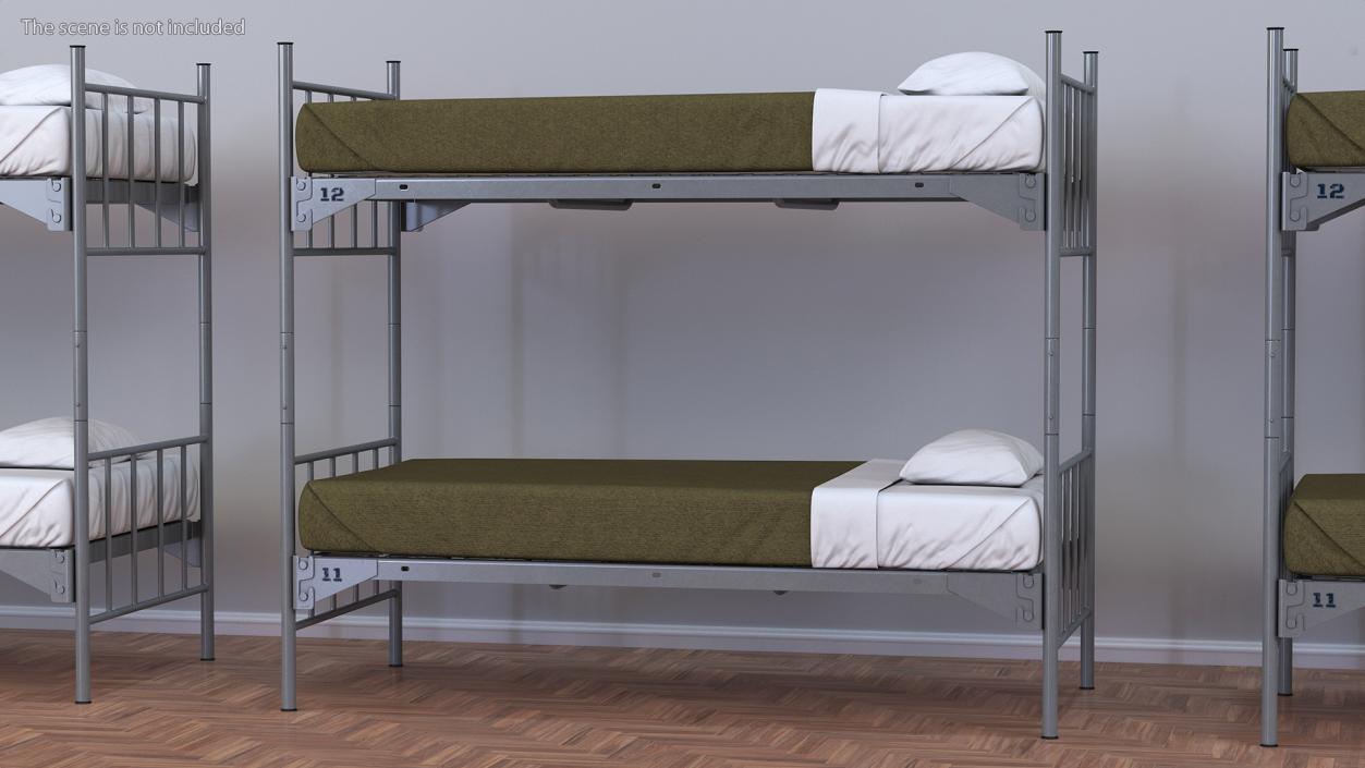 Army Bunk Bed New 3D