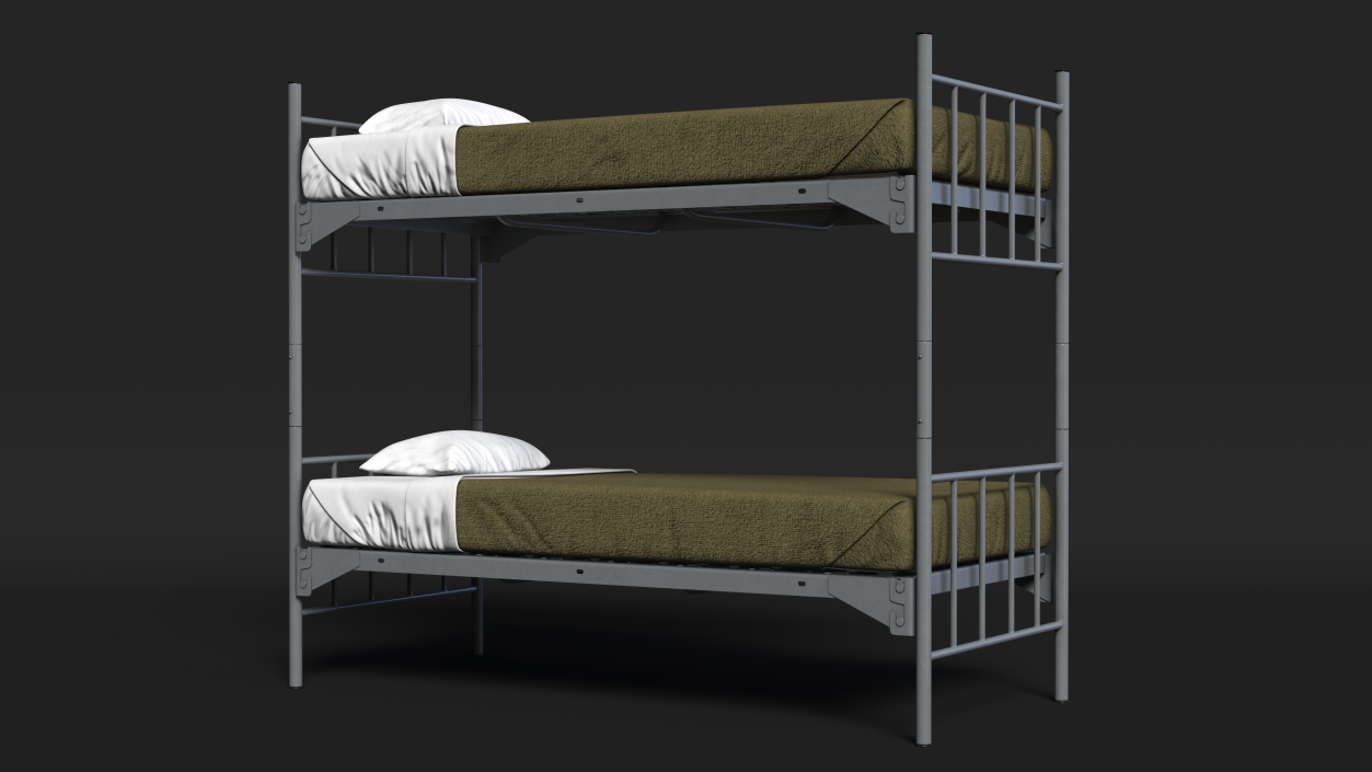 Army Bunk Bed New 3D