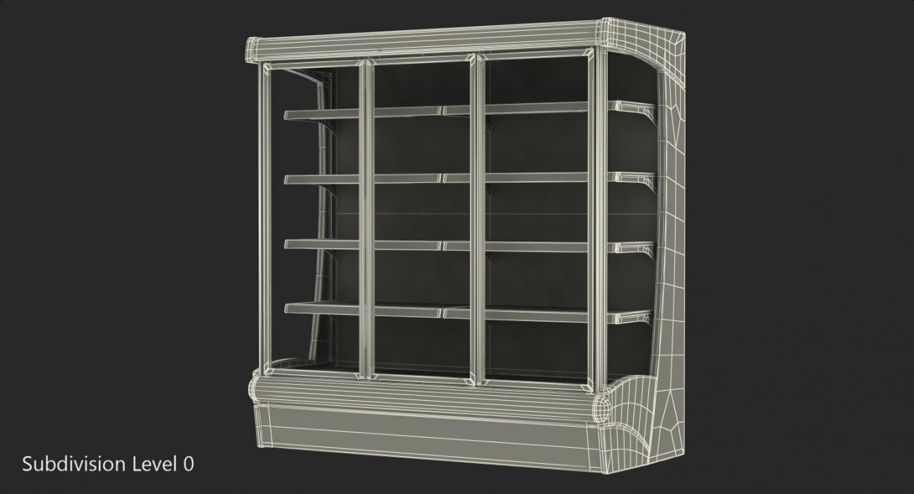 Multideck Display Fridge 3D model