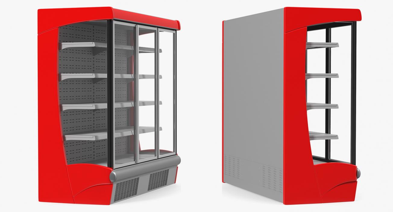 Multideck Display Fridge 3D model