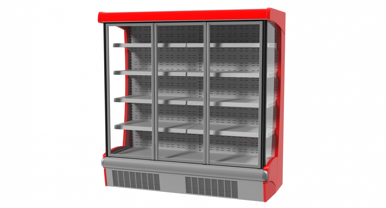 Multideck Display Fridge 3D model