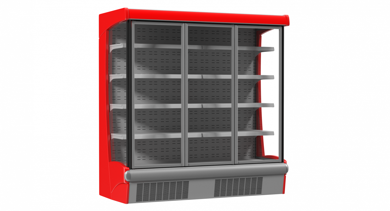 Multideck Display Fridge 3D model