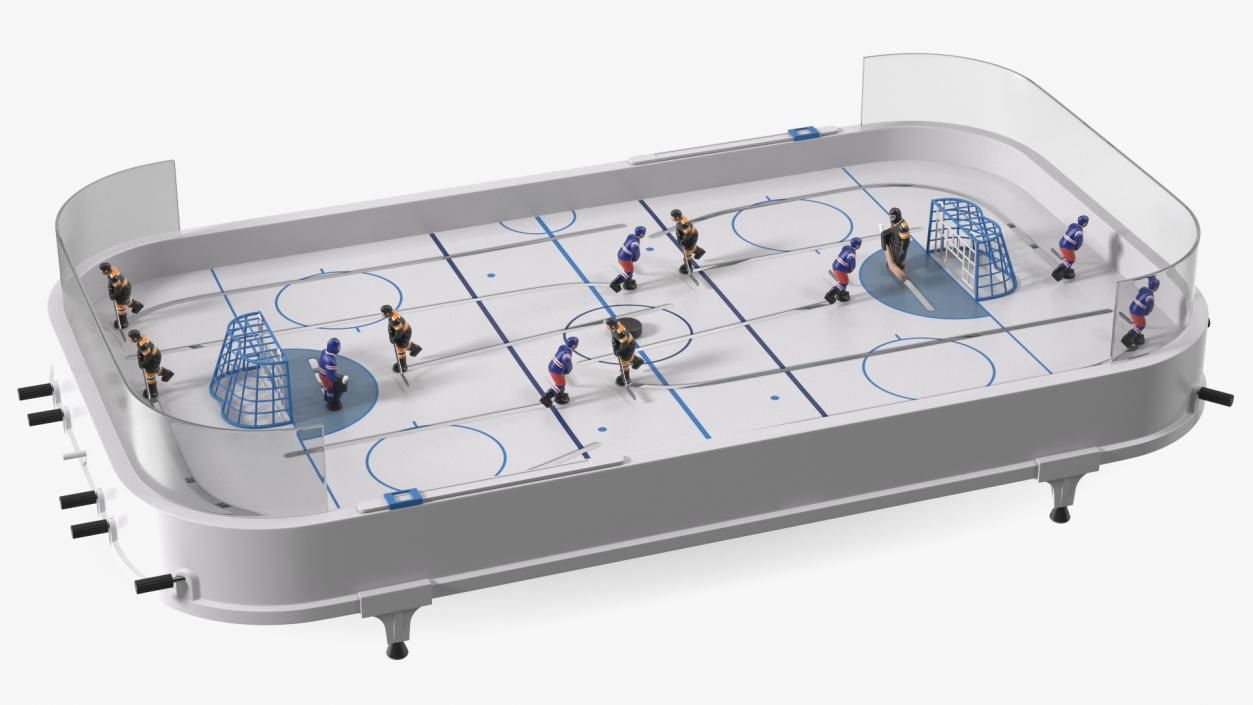 Table Hockey Rigged 3D model