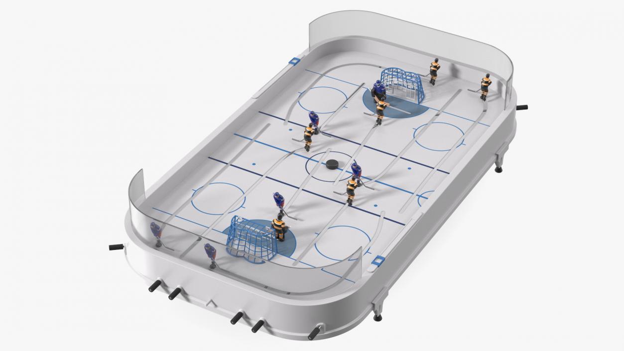 Table Hockey Rigged 3D model