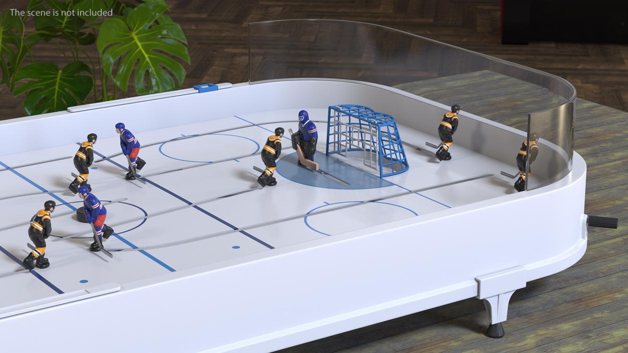 Table Hockey Rigged 3D model