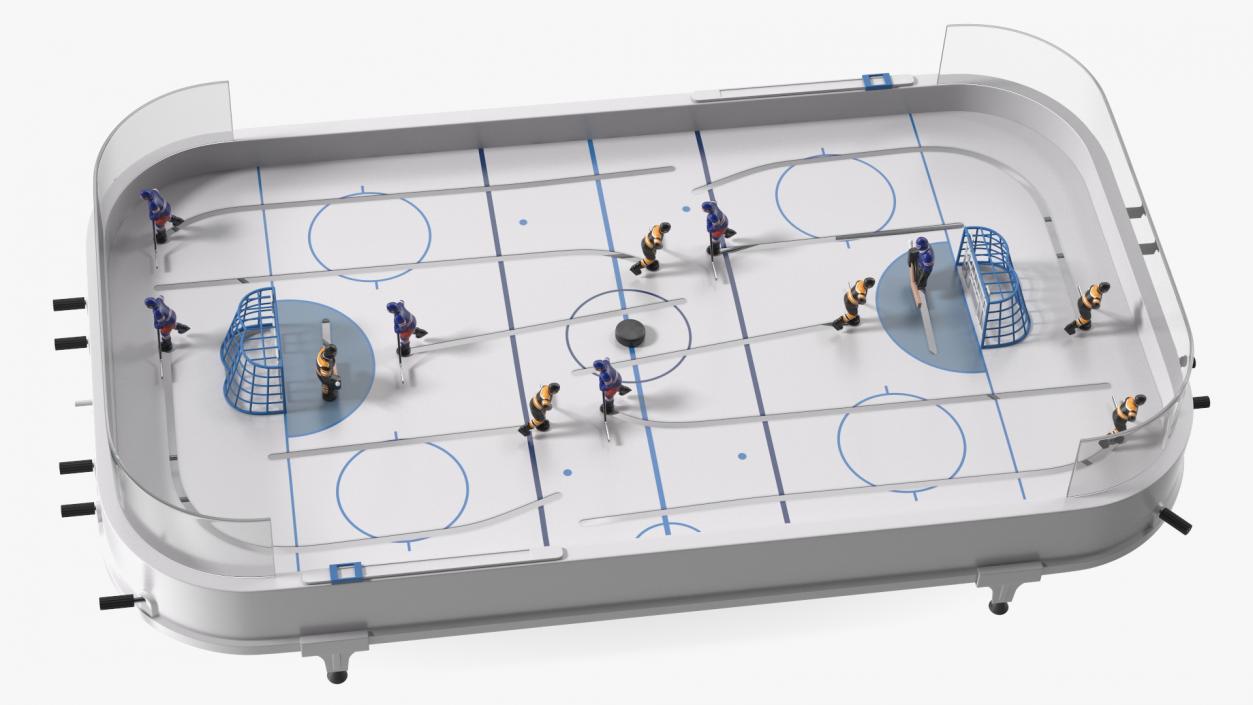 Table Hockey Rigged 3D model