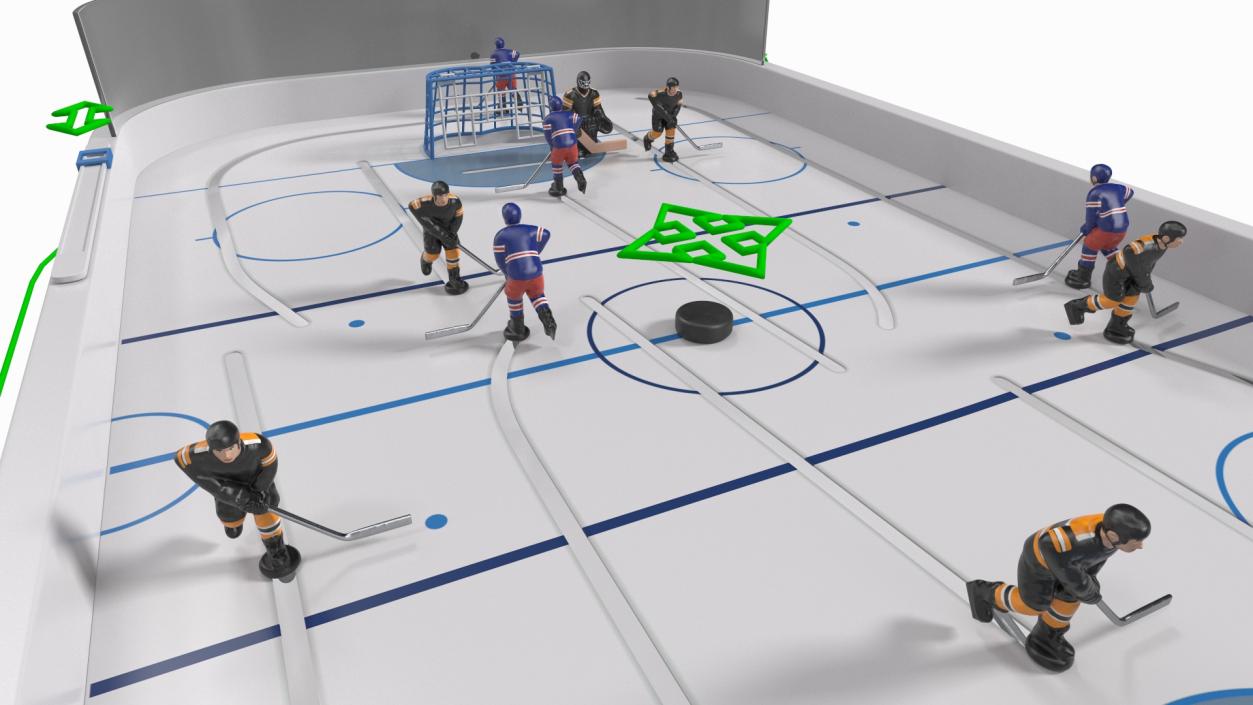 Table Hockey Rigged 3D model