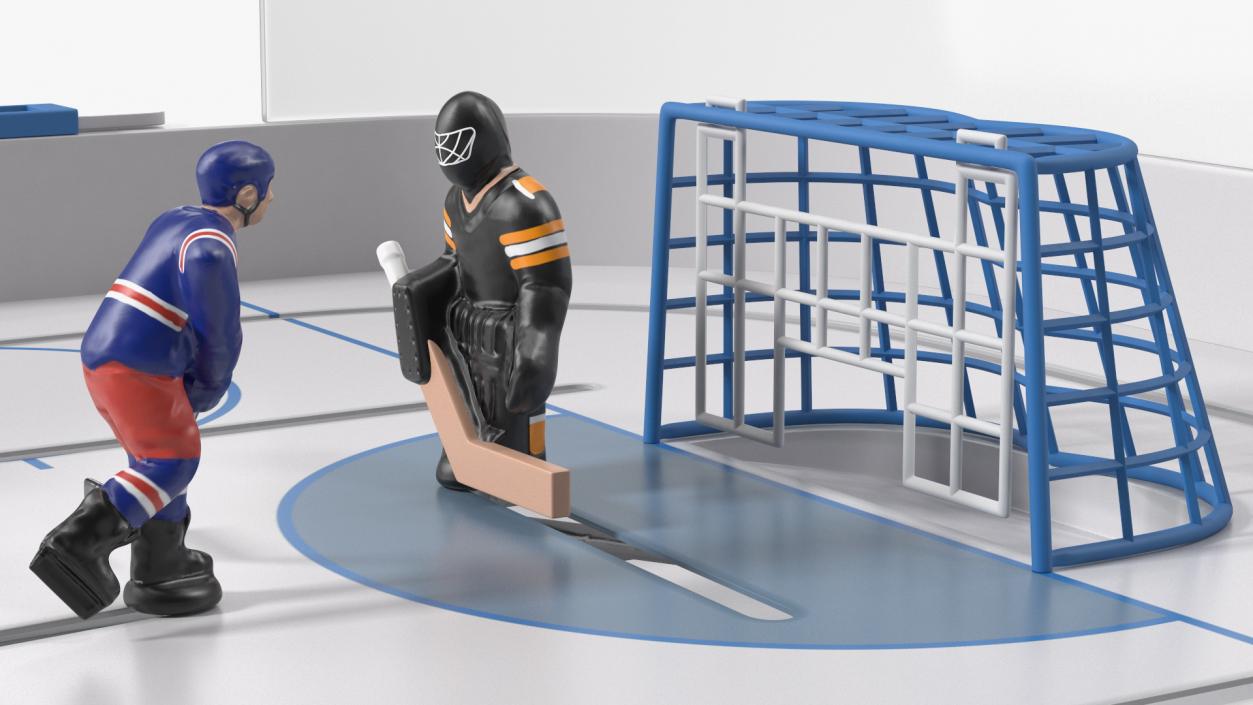 Table Hockey Rigged 3D model