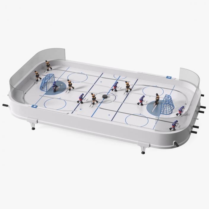 Table Hockey Rigged 3D model