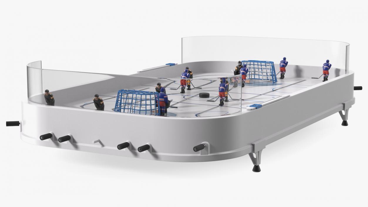 Table Hockey Rigged 3D model